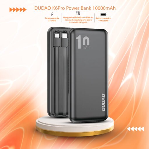 DUDAO K6Pro Power Bank 10000mAh