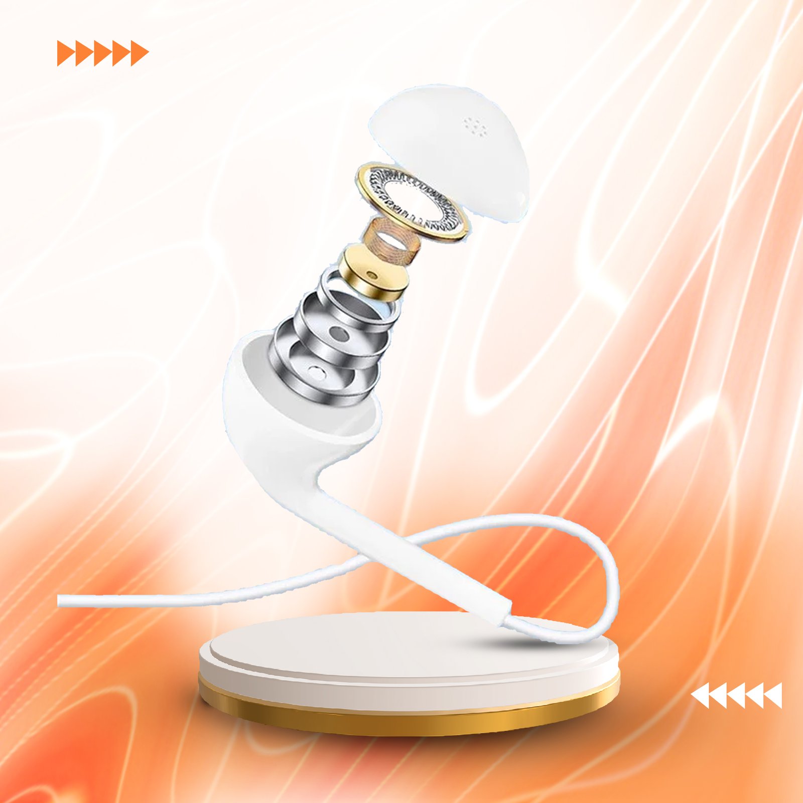 DUDAO X10s 1.2m Wired Earphone