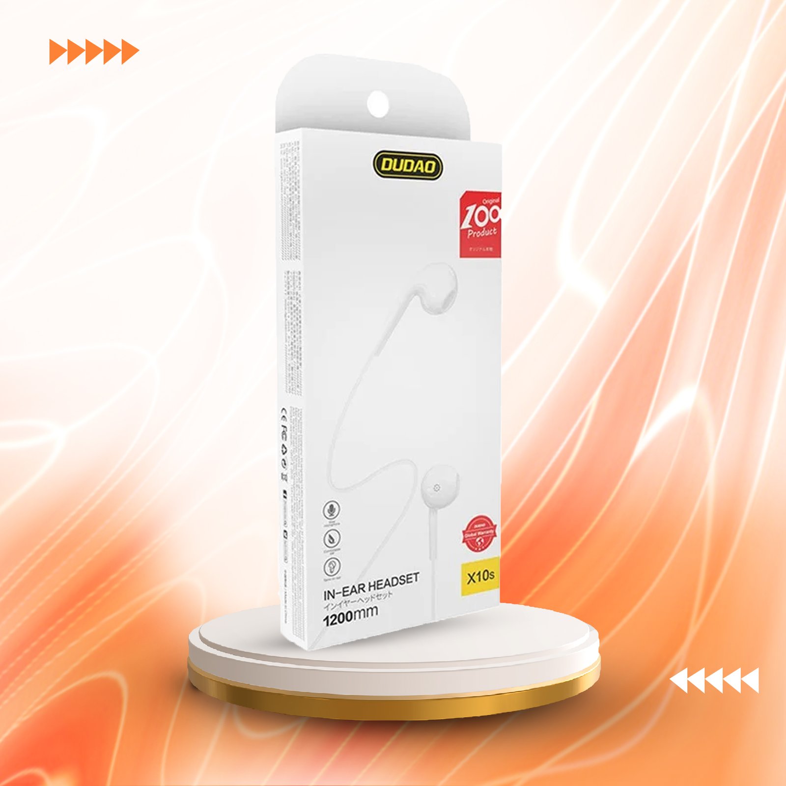 DUDAO X10s 1.2m Wired Earphone