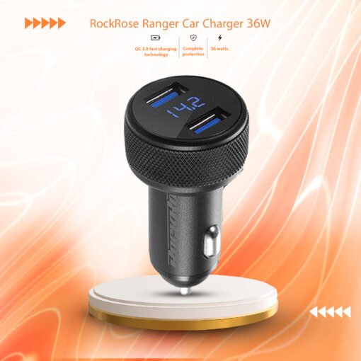 RockRose Ranger Car Charger 36W