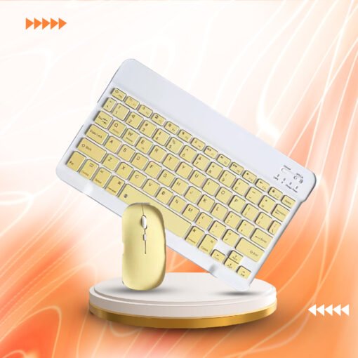 ⁦لوحة مفاتيح وماوس بلوتوث Wireless Bluetooth mouse keyboard⁩ - الصورة ⁦2⁩