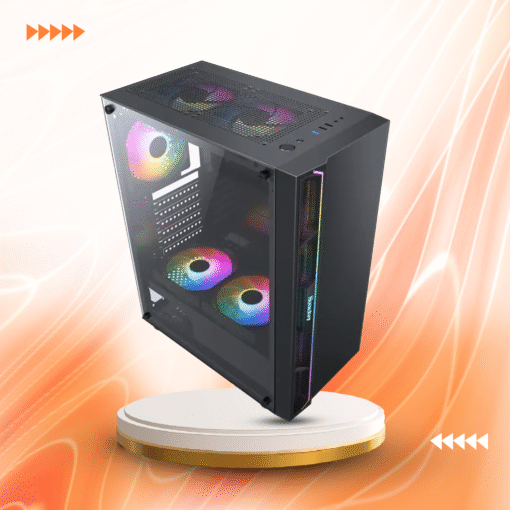 ⁦كمبيوتر ألعاب Huntkey GS450S PC Case⁩ - الصورة ⁦3⁩
